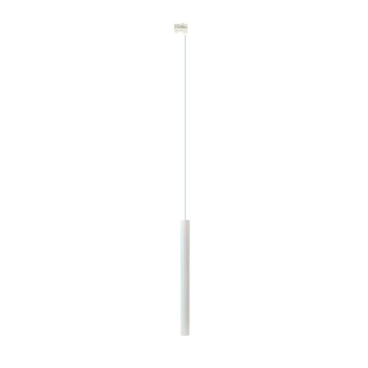 Led Railspot 3-fase Pendel met MR11 -GU4 Fitting  +1mtr kabel Wit, verstelbare stralingshoek