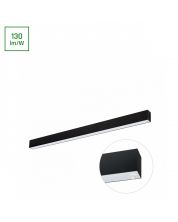 Led Linear Pendant Light Sensor Black 112cm 36W