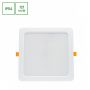 Downlight Led 24W IP54 220X220X34mm White Square integrated driver