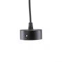 Pendant Spotlight Ring GU10 IP20 Black 55x200mm cable 1m