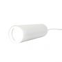 Pendant Spotlight GU10 IP20 White 55x200mm cable 1m