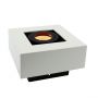 MIRORA GU10 SURFACE GU10 250V IP20 145X145X85MM WHITE BLACK SQUARE REGULATED EYE