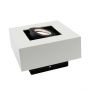 MIRORA GU10 SURFACE GU10 250V IP20 145X145X85MM WHITE BLACK SQUARE REGULATED EYE