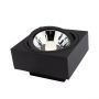 LED Spot AR111 GU10 Surface-Mounted Black Square IP20 145X145X85mm Regulated Eye