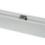 Led Linear Pendant Light Modern White 112cm 36W