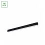 Led Linear Pendant Light Modern Black 112cm 36W