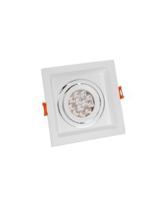 Recessed Spotlight Mini 1xGU10 White 110x110x40mm IP20