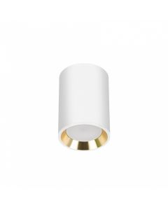 CHLOE MINI P20 round, body white, ring gold, edge white