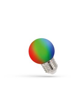 RGB Led lamp met E27 fitting 1 Watt